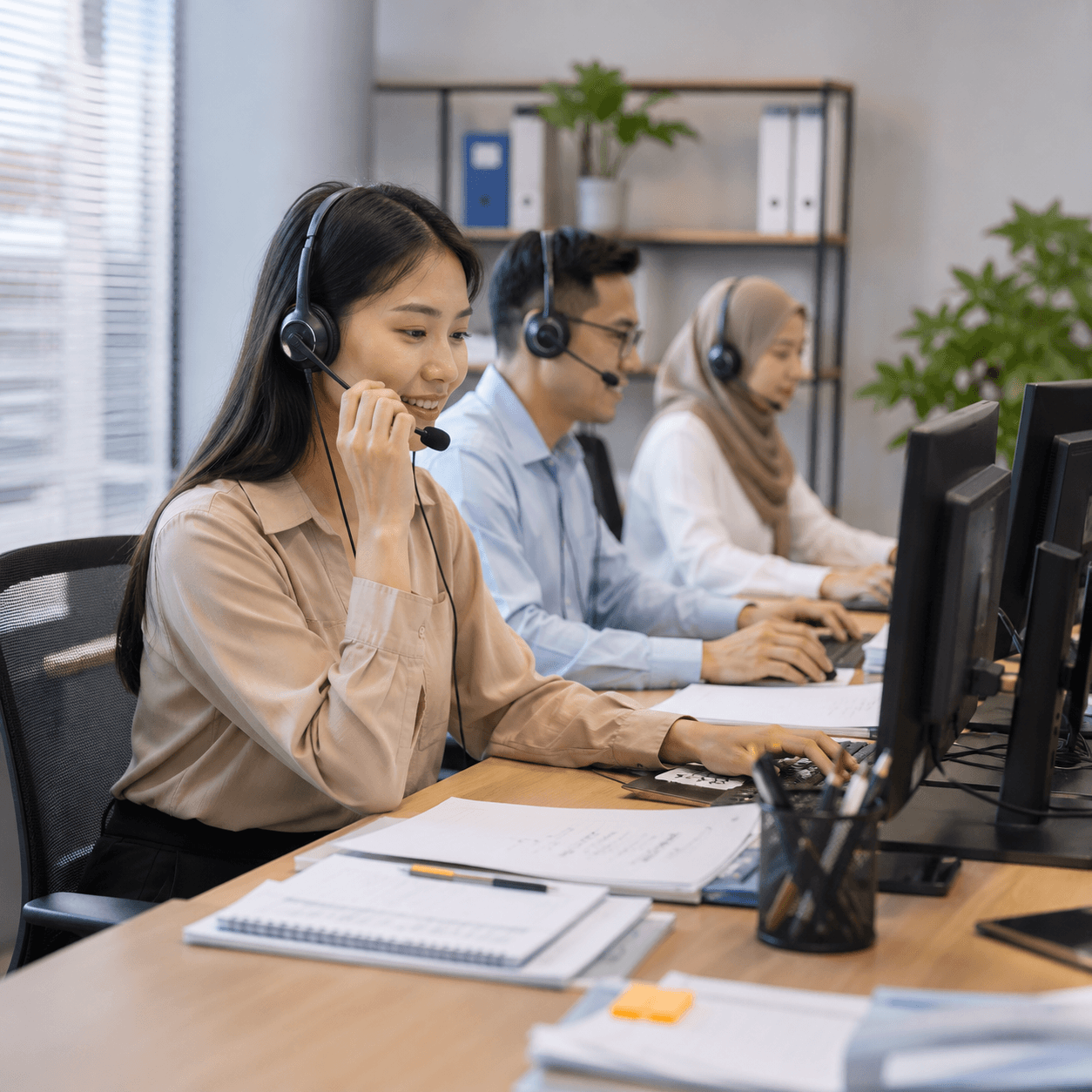 NKBE contact team responding to project inquiries