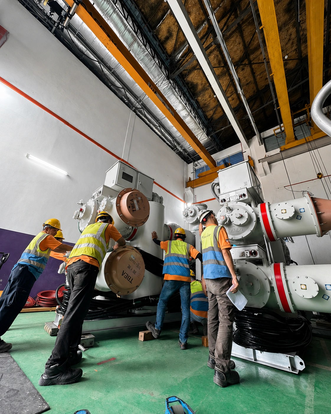 TNB Penang PMU Lifting System project site