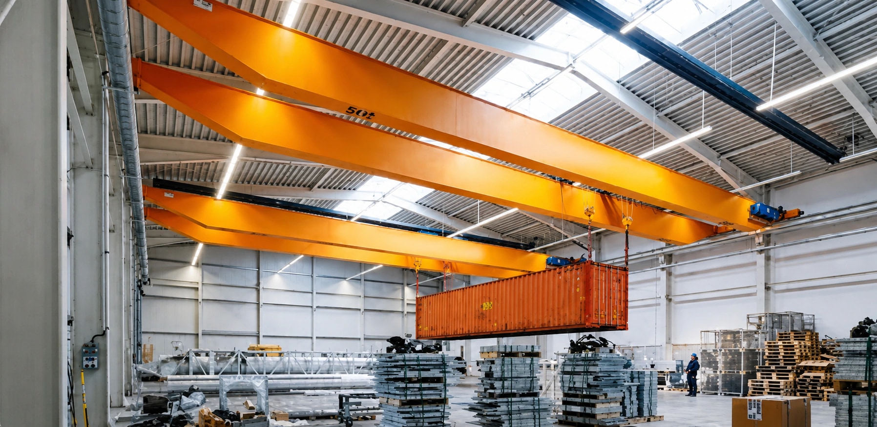 Double girder overhead crane shown in NKBE source material